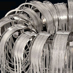 Aluminum Chain Arched Luxury Chandelier for Living Room Dining Room