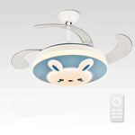 Simple Ceiling Fan With LED Light and Remote Control