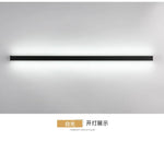 Minimalist Line Wall Lamp for Bedroom Headboard Hallway Creative Strip Light