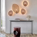 Hand-Woven Rattan Wall Lamp for Japanese Inspired Decor
