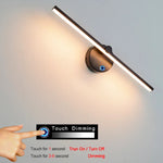 Linear LED Wall Lamp with Switch, 300° Rotation, 41CM, Nordic Minimalist Design