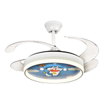 Dimmable Smart Home LED Ceiling Fan Light with Remote Control