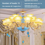 Elegant Crystal Chandelier Living Room Bedroom Lighting