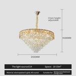 Crystal Chandelier LED Light Modern Luxury Designer for Main Living Room & Hotel