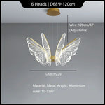 Butterfly Modern Pendant Chandelier for Living Room and Dining Area