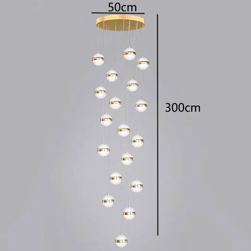 Modern Pendant Light Chandeliers for Living Room Staircase LED Indoor Lighting