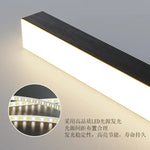 Black LED Ceiling Chandelier for Dining Room Kitchen Island - Modern Hanging Fixture