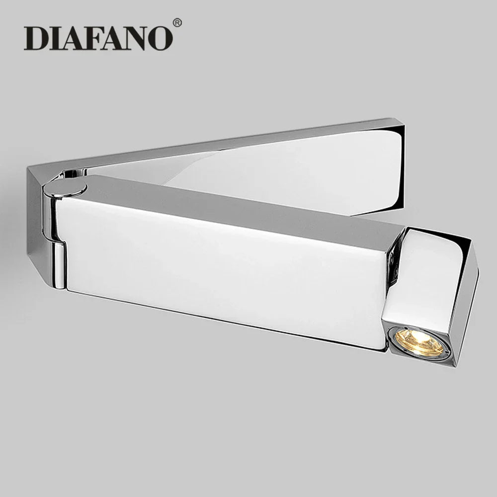 LED Bedside Wall Light 3W Angle Adjustable Sconce for Corridor Bedroom