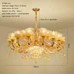 Luxury Jade Crystal Chandelier for Elegant Living Spaces