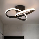 Twisted Acrylic LED Ceiling Chandelier for Modern Home Decor & Lighting