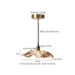Afralia™ Nordic Clear GlassLED Hanging Lamp for Modern Pendant Lights Decoration