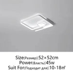 Modern Nordic Art LED Ceiling Lamp for Bedroom & Study