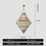 Designer LED Crystal Chandelier for Luxury Villas, Hotels & Restaurants