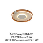 RoseGold LED Ceiling Light for Home Living Room Bedroom Dining Room
