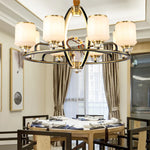 Luxe Jade Chandelier for Living Room and Villa Hall