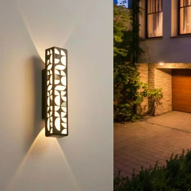 Outdoor LED Wall Light for Garden Balcony Stairs, Modern Style