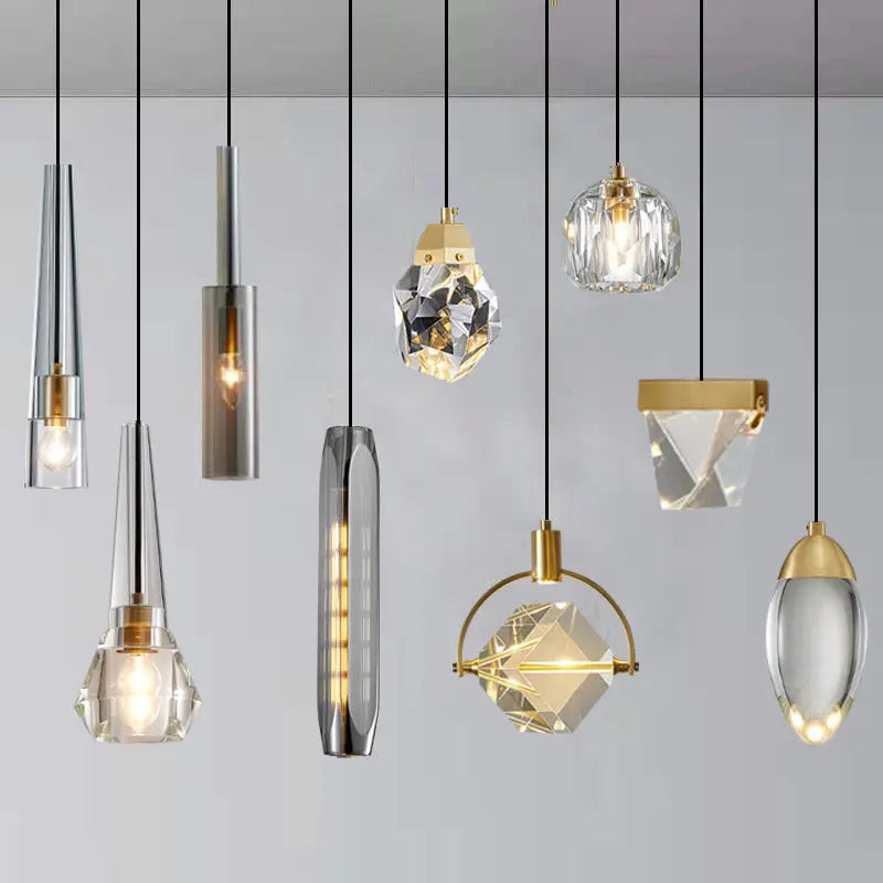 Crystal LED Pendant Lights for Home Decor Lighting
