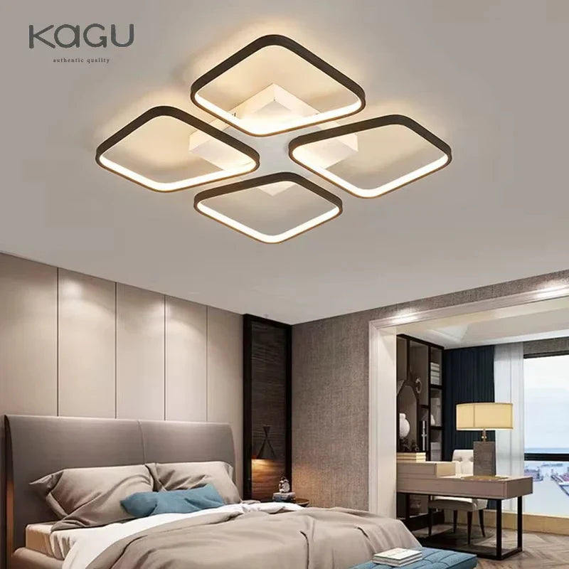 LED Ceiling Lights: Modern, Stylish, Minimalist Black for Living Room and Restaurant