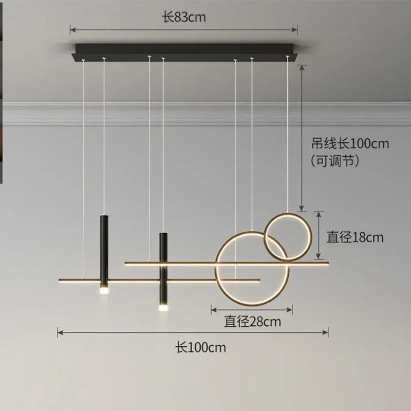 Modern Led Pendant Lights for Dining Table, Bar Counter, Coffee Living Room