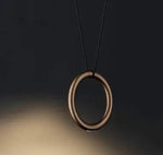 Metal Ring Pendant Lamp Italian Designer Restaurant Bar Studio Decor