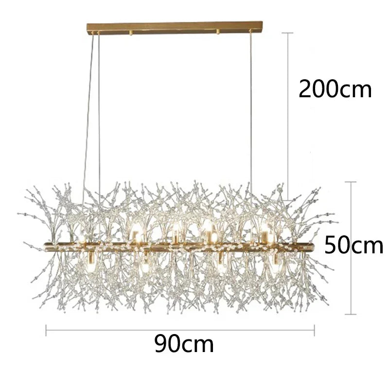 LED Pendant Chandelier for Living Room Bedroom Dining Room Decor