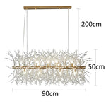LED Pendant Chandelier for Living Room Bedroom Dining Room Decor