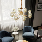 Bronze Villa All Copper Chandelier - Modern Light Luxury for Living Room