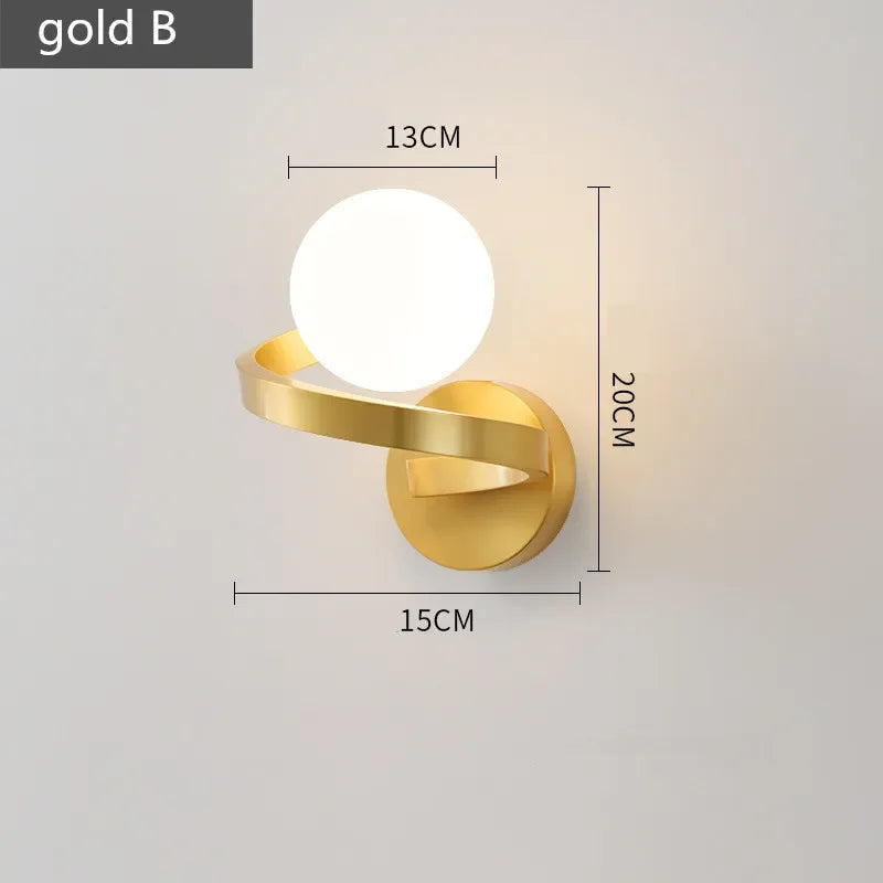 Nordic Italian Copper Wall Lamp for Stylish Modern Interiors