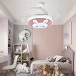 Smart Light and Fan Switch Flush Mount LED Ceiling Fan - Wholesale Kids Decoration