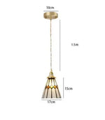 Blue Glass Pendant Lights for Bedroom Dinning Living Room