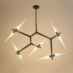 Glass LED Chandelier Ceiling Light for Modern Nordic Design Home Decor