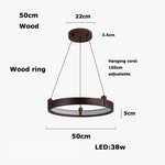 Trendy Stone Wood Chandelier for Foyer & Dining Room