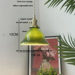 White Glass LED Pendant Light - Modern Nordic Hanging Lamp for Home Decor