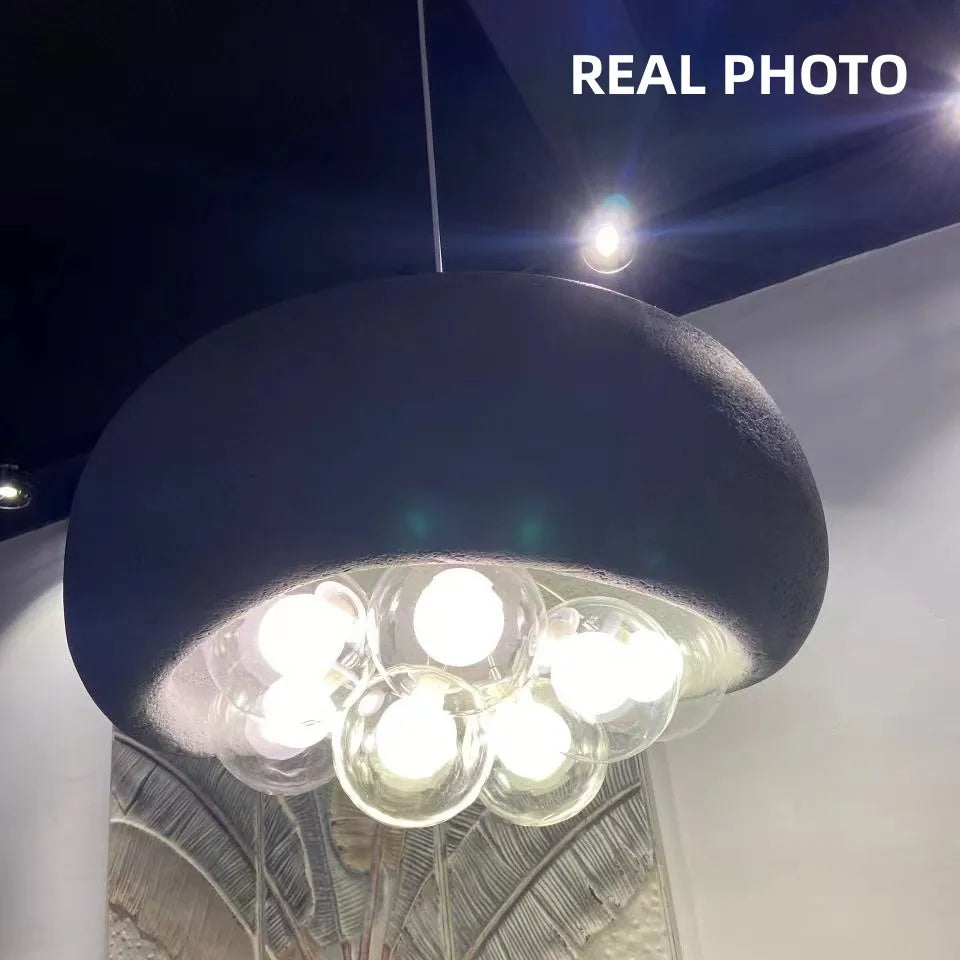 Nordic G9 LED Pendant Lights with HDPS Glass Shades for Dining Room