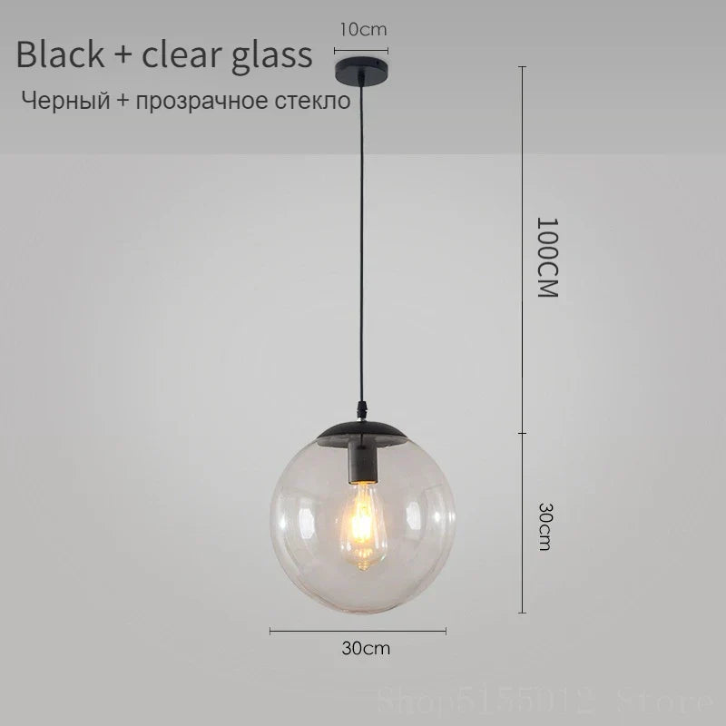 Retro Loft Industrial Suspension Pendant Light for Home Decor