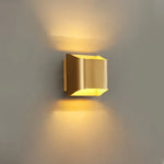 Contemporary Copper Brass Wall Sconce Minimalist Design for Study Living Room Bedside