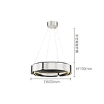 LED Chandelier: Modern Minimalist Pendant Light for Living, Dining, Kitchen, Bedroom