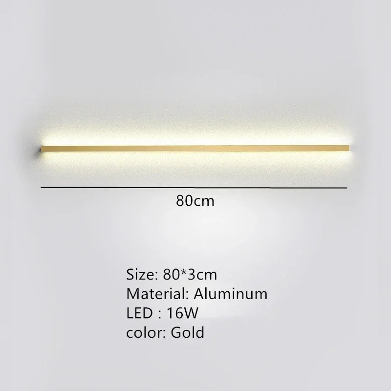 Modern Dimmable Long Wall Lamp for Bedroom and Living Room