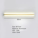 Modern Dimmable Long Wall Lamp for Bedroom and Living Room