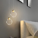 Modern Crystal Pendant Light for Bedroom and Living Room Decor