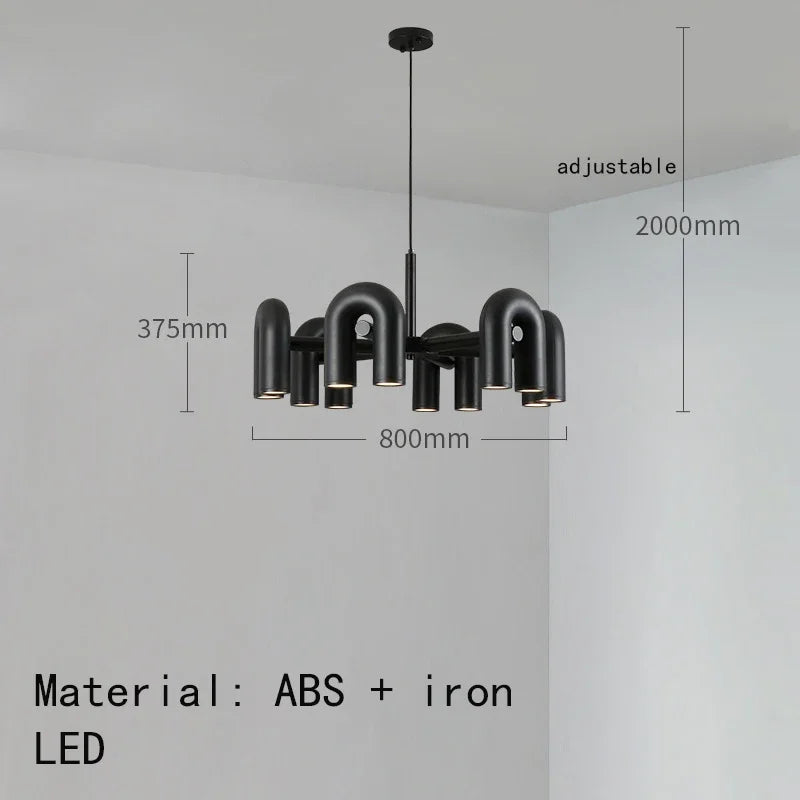 Modern LED Chandelier for Living & Dining Room.