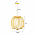 Spokes Bird Cage Pendant Light for Creative Interior Lighting