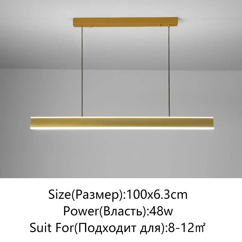 Minimalist LED Chandelier for Home Villa Living Room Bedroom Dining Study Lighting