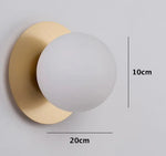 LED Wall Sconce Light 4W Bedroom Living Room Knob Switch Wall Lamp