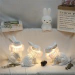 Rabbit LED Table Lamp: Modern Bedroom Bedside Light, Living Room Decor