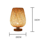 Lucide Colin Rattan Floor Lamp: Natural Handmade Light for Garden, Bedroom, Living Room