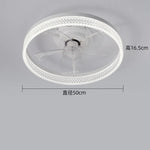 Modern Ceiling Fan LED Lights Tri-ColorEnergy Saving for Living Room, Bedroom.IsDBNullining Room
