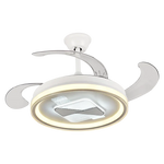 Retractable Fan Lamp: Modern Remote Control Ceiling Fan With Light