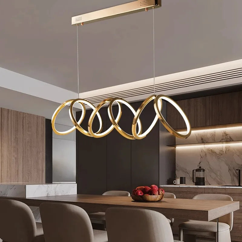 Modern LED Pendant Chandeliers for Living Room Dining Room Indoor Lighting