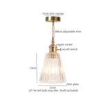 Afralia™ Minimalist Nordic Glass LED Pendant Lamp for Home and Kitchen